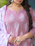 Women Plus Size Mauve Viscose Rayon Kurta Set With Dupatta